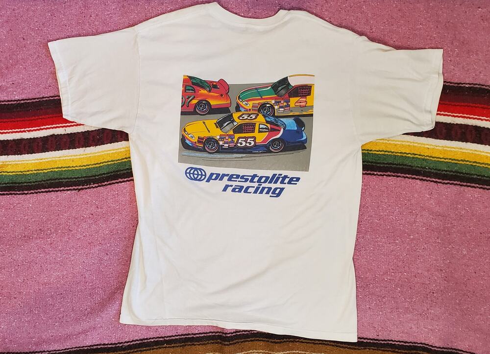 Vintage Rare Prestolite Racing Graphic Shirt L